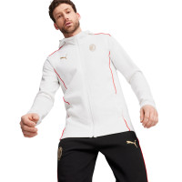 PUMA AC Milan Casuals Survêtement à Capuche Full-Zip 2024-2025 Blanc Noir Rouge