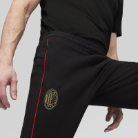 PUMA AC Milan Casuals Pantalon d'Entraînement 2024-2025 Noir Rouge