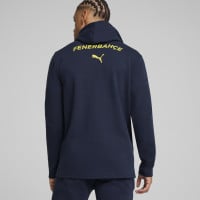 PUMA Fenerbahce SK Casuals Trainingspak Full-Zip 2024-2025 Donkerblauw Geel