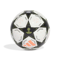 adidas UEFA Champions League Pro Ballon de Foot en Salle Taille 4 2024-2025 Blanc Noir Jaune