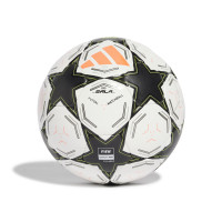 adidas UEFA Champions League Pro Ballon de Foot en Salle Taille 4 2024-2025 Blanc Noir Jaune