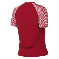 Chemise d'entraînement Nike Academy pour femme, rouge et blanc