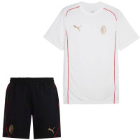 PUMA AC Milan Casuals Ensemble d'Été 2024-2025 Blanc Noir Rouge Or