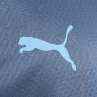 PUMA Manchester City Survêtement 1/4 Zip 2024-2025 Enfants Bleu Foncé Bleu Clair