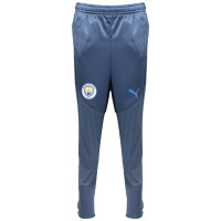 PUMA Manchester City Pantalon d'Entraînement 2024-2025 Enfants Bleu Foncé Bleu Clair