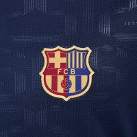 Nike FC Barcelone Pre-Match Maillot d'Entraînement 2024-2025 Bleu Foncé Doré