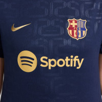 Nike FC Barcelone Pre-Match Maillot d'Entraînement 2024-2025 Femmes Bleu Foncé Doré