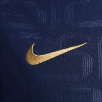 Nike FC Barcelone Pre-Match Maillot d'Entraînement 2024-2025 Femmes Bleu Foncé Doré