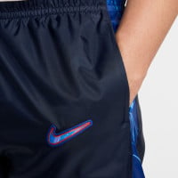 Nike Chelsea Survêtement à Capuche Woven 2024-2025 Bleu Foncé Bleu Blanc