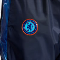 Nike Chelsea Survêtement à Capuche Woven 2024-2025 Bleu Foncé Bleu Blanc