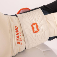 Stanno Mighty II Gants de Gardien de But Bleu Foncé Blanc Noir Orange