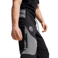 PUMA AC Milan Pumatech Pantalon d'Entraînement Woven 2024-2025 Noir Gris