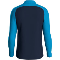 JAKO Iconic Trainingstrui 1/4-Zip Kids Donkerblauw Lichtblauw