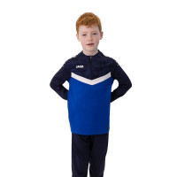 JAKO Iconic Trainingstrui 1/4-Zip Kids Blauw