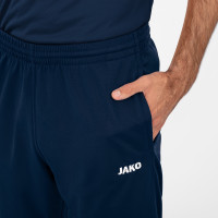 Pantalon d'entraînement en polyester JAKO Classico bleu foncé