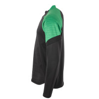 Haut d'entraînement Stanno Bolt 1/4-Zip pour enfants, noir et vert