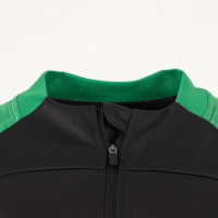 Stanno Bolt Trainingstrui 1/4-Zip Kids Zwart Groen