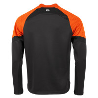 Stanno Bolt Trainingstrui 1/4-Zip Kids Zwart Oranje