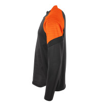 Haut d'entraînement Stanno Bolt 1/4-Zip pour enfant noir et orange