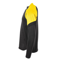 Haut d'entraînement Stanno Bolt 1/4-Zip pour enfants, noir et jaune