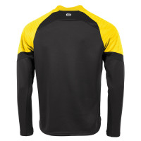 Stanno Bolt Trainingstrui 1/4-Zip Zwart Geel