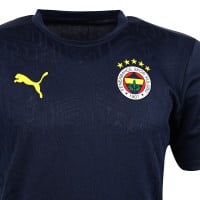 PUMA Fenerbahce SK Maillot d'Entraînement 2024-2025 Bleu Foncé Jaune