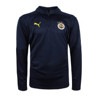 PUMA Fenerbahce SK Survêtement 1/4 Zip 2024-2025 Bleu Foncé Jaune