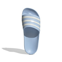 Claquettes adidas Adilette Aqua bleu clair et blanc