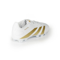 adidas Predator Club Gazon Naturel Gazon Artificiel Chaussures de Foot (FxG) Enfants Blanc Doré