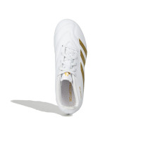 adidas Predator Club Gazon Naturel Gazon Artificiel Chaussures de Foot (FxG) Enfants Blanc Doré