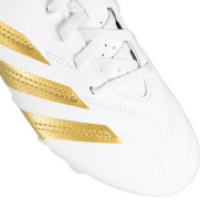 adidas Predator Club Gazon Naturel Gazon Artificiel Chaussures de Foot (FxG) Enfants Blanc Doré