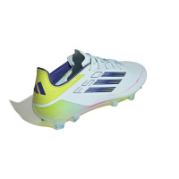 adidas F50 Elite Gras Voetbalschoenen (FG) Lichtblauw Donkerblauw Geel