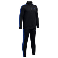 Under Armour Knit Trainingspak Full-Zip Kids Zwart Donkerblauw