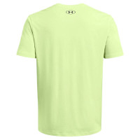 T-shirt Under Armour Sportstyle avec logo sur la poitrine gauche, vert clair et noir