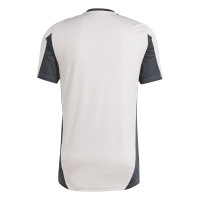 adidas Real Madrid Maillot d'Entraînement Europe 2024-2025 Beige Gris Foncé Brun