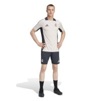 adidas Real Madrid Short d'Entraînement Europe 2024-2025 Gris Foncé Brun Blanc