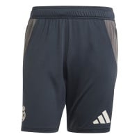 adidas Real Madrid Short d'Entraînement Europe 2024-2025 Gris Foncé Brun Blanc