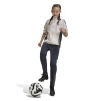 adidas Real Madrid Présentation Survêtement Full-Zip Europe 2024-2025 Enfants Beige Gris Foncé Brun