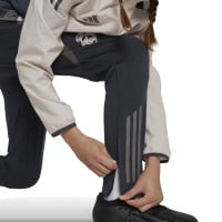 adidas Real Madrid Pantalon d'Entraînement Europe 2024-2025 Enfants Gris Foncé Blanc Brun