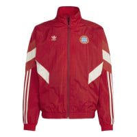 adidas Bayern Munich Originals Survêtement Full-Zip 2024-2025 Rouge Beige