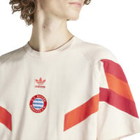 adidas Bayern Munich Originals T-Shirt 2024-2025 Beige Rouge