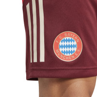 adidas Bayern München Trainingsset Europees 2024-2025 Wit Bordeauxrood Rood