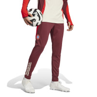 adidas Bayern München Trainingsbroek Europees 2024-2025 Bordeauxrood Rood Wit