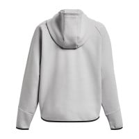 Combinaison de jogging Under Armour Unstoppable en polaire entièrement zippée à capuche pour femmes, gris et noir