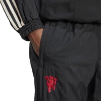 adidas Manchester United Originals Track Pantalon d'Entraînement 2024-2025 Noir Blanc Rouge