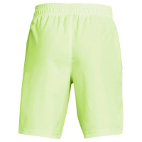 Pantalon d'entraînement Under Armour Woven Wordmark pour enfants, vert