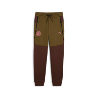 PUMA Manchester City Pumatech Pantalon d'Entraînement Woven 2024-2025 Vert Olive Brun Rose