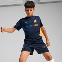 PUMA Olympique Marseille Ensemble Training 2024-2025 Enfants Bleu Foncé Bleu Orange