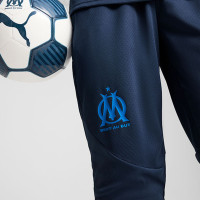 PUMA Olympique Marseille Pantalon d'Entraînement 2024-2025 Bleu Beige Wit