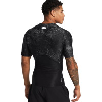 T-shirt Under Armour Iso-Chill noir et blanc